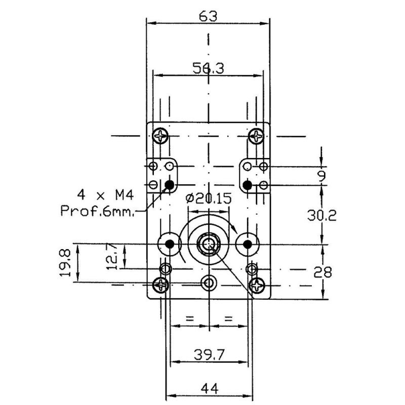 Motor de 20 kg para Churrasqueira - Acessórios