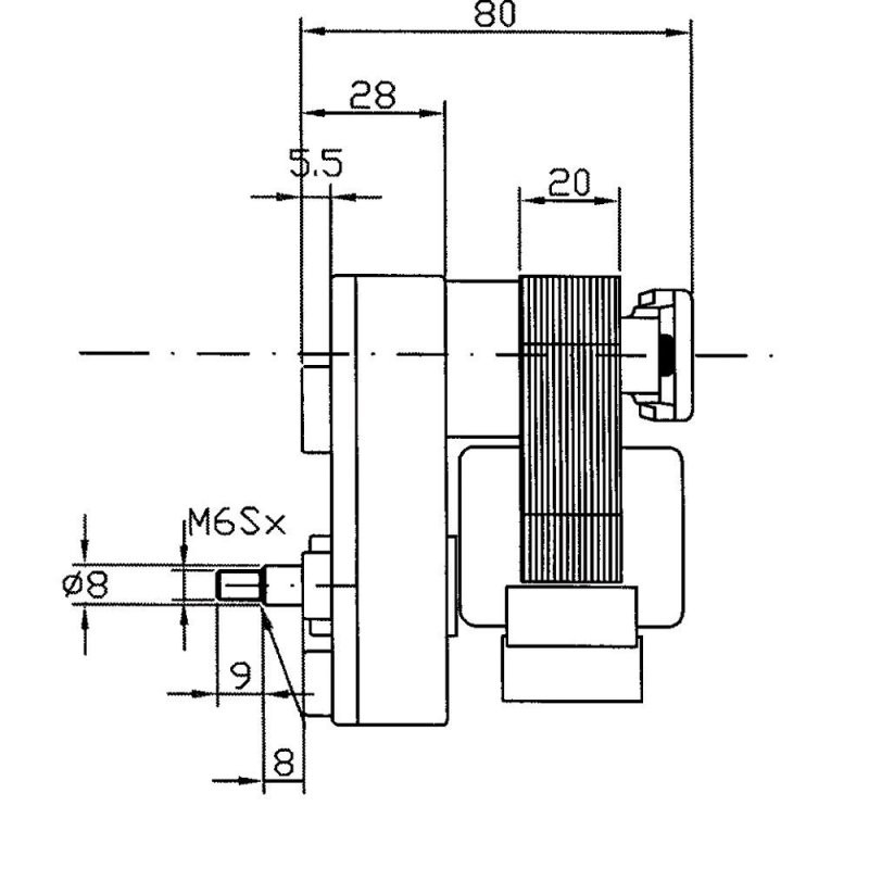 Motor de 20 kg para Churrasqueira - Acessórios