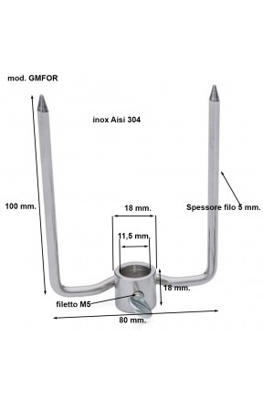 Garfo para espeto