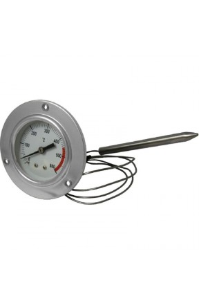 Thermomètre de poêle Snople Type d'aimant Thermomètre de four à bois Four à  pizza Petite taille 