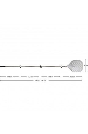 Abnehmbare Pizzaschaufel